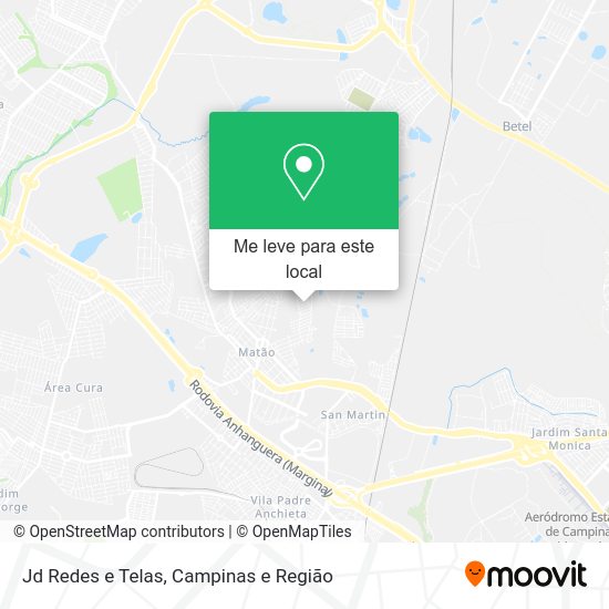 Jd Redes e Telas mapa
