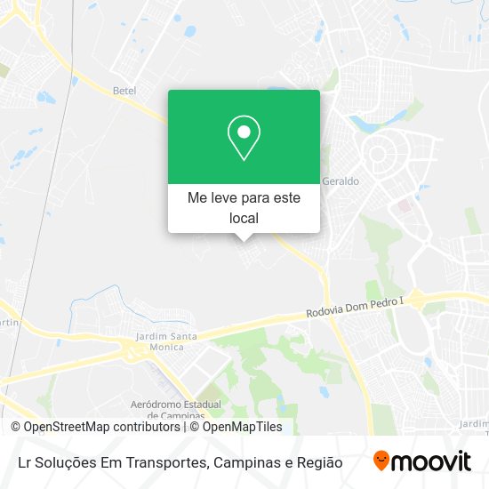 Lr Soluções Em Transportes mapa