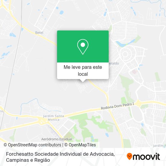 Forchesatto Sociedade Individual de Advocacia mapa