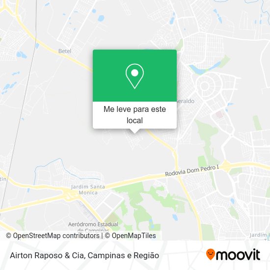 Airton Raposo & Cia mapa