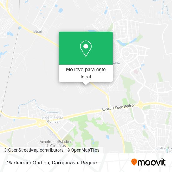 Madeireira Ondina mapa