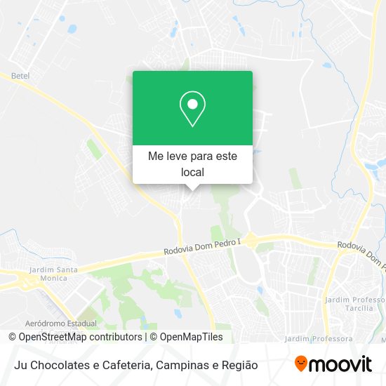 Ju Chocolates e Cafeteria mapa