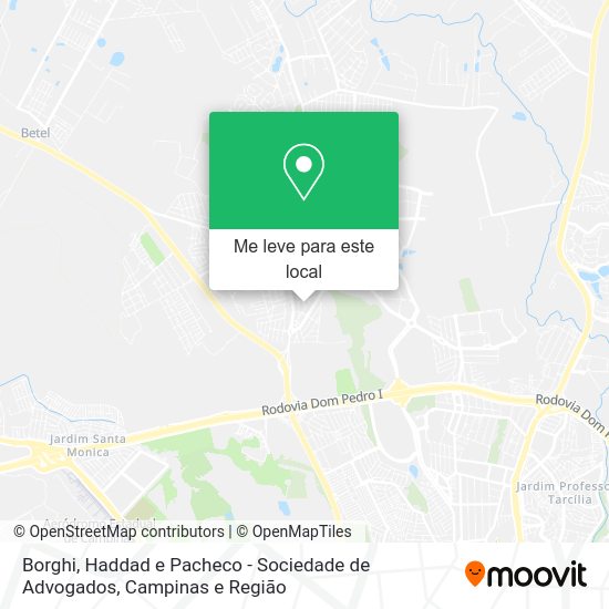 Borghi, Haddad e Pacheco - Sociedade de Advogados mapa