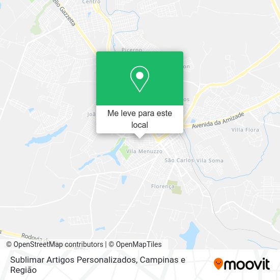 Sublimar Artigos Personalizados mapa