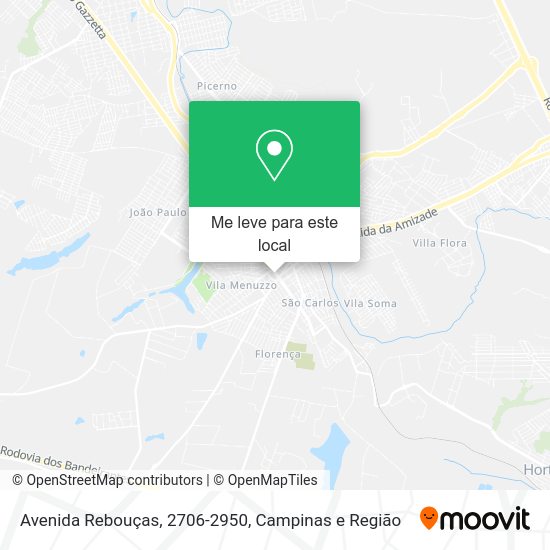 Avenida Rebouças, 2706-2950 mapa