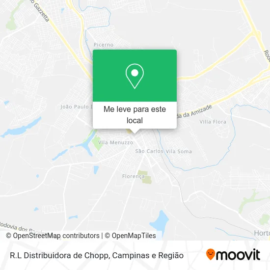 R.L Distribuidora de Chopp mapa