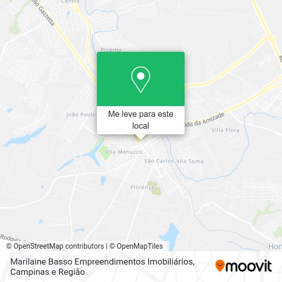 Marilaine Basso Empreendimentos Imobiliários mapa