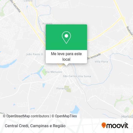 Central Credi mapa