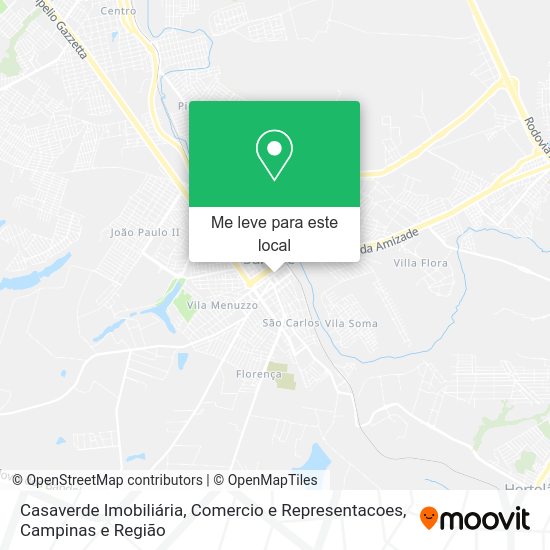 Casaverde Imobiliária, Comercio e Representacoes mapa