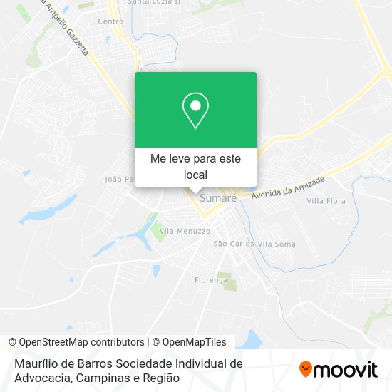 Maurílio de Barros Sociedade Individual de Advocacia mapa