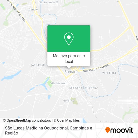 São Lucas Medicina Ocupacional mapa