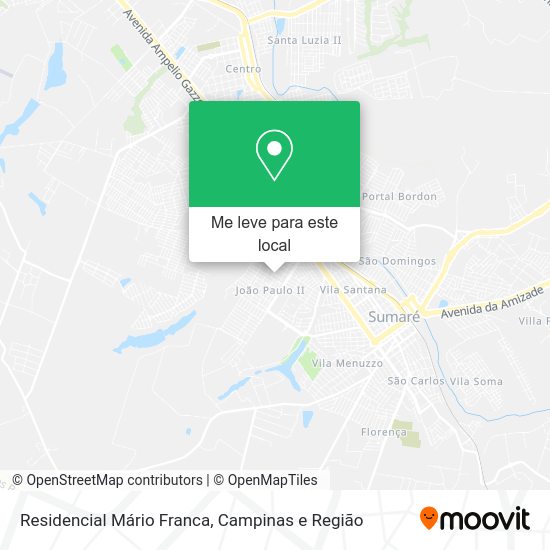 Residencial Mário Franca mapa