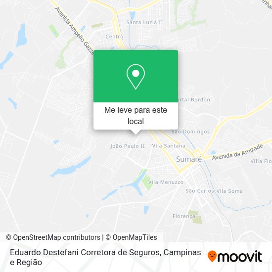 Eduardo Destefani Corretora de Seguros mapa