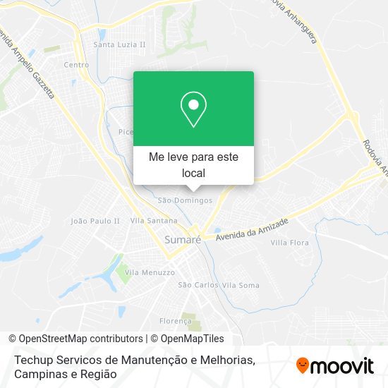 Techup Servicos de Manutenção e Melhorias mapa
