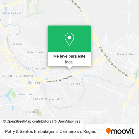 Petry & Santos Embalagens mapa