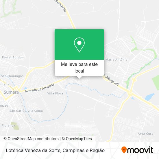 Lotérica Veneza da Sorte mapa