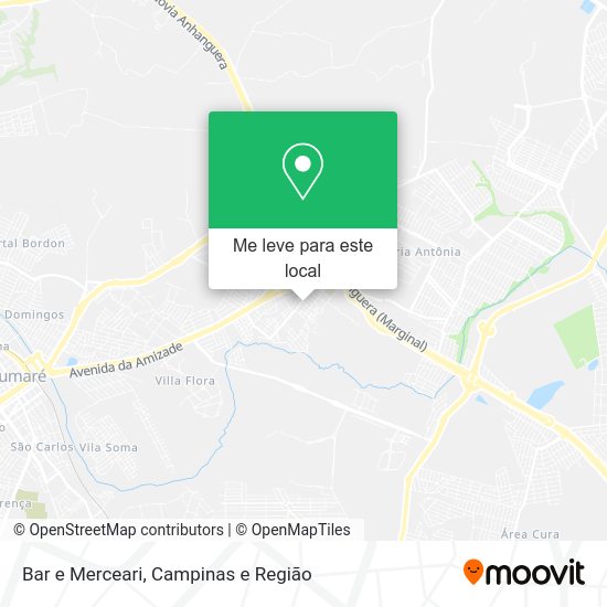 Bar e Merceari mapa