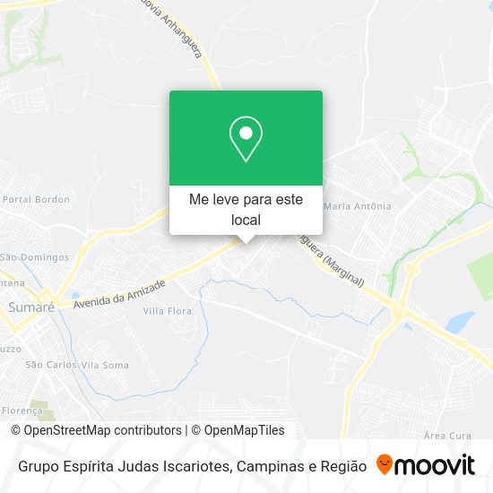 Grupo Espírita Judas Iscariotes mapa