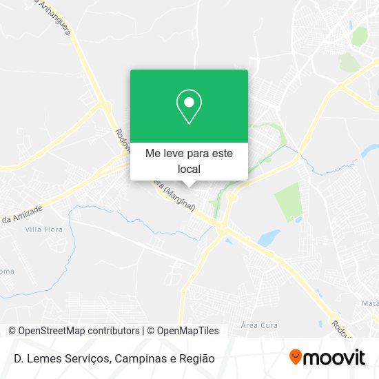 D. Lemes Serviços mapa