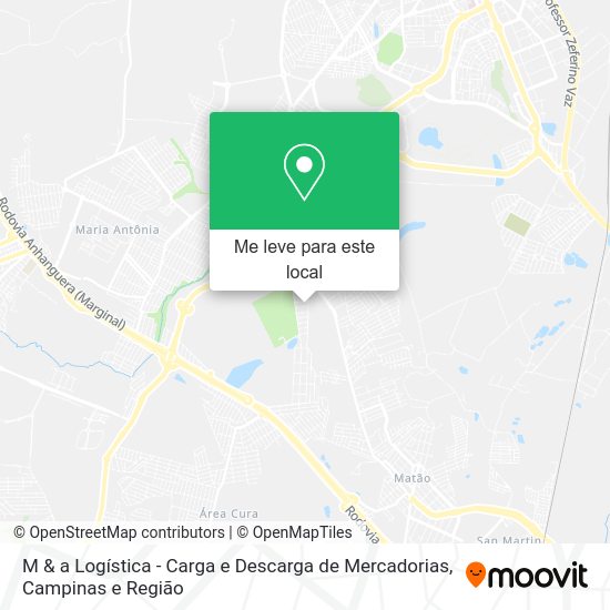 M & a Logística - Carga e Descarga de Mercadorias mapa