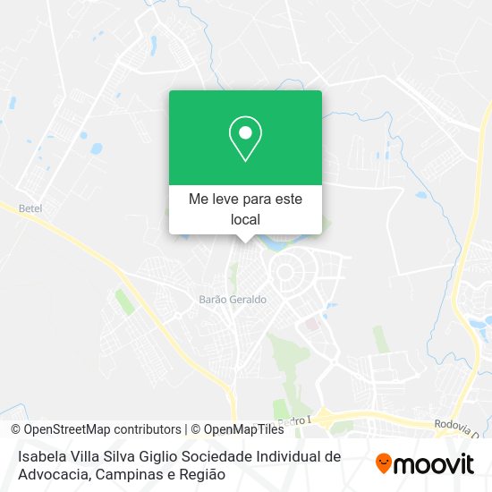 Isabela Villa Silva Giglio Sociedade Individual de Advocacia mapa