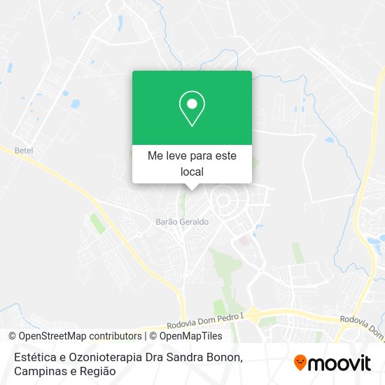 Estética e Ozonioterapia Dra Sandra Bonon mapa