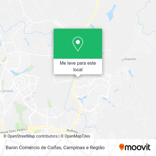 Banin Comércio de Coifas mapa