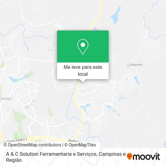 A & C Solution Ferramentaria e Serviços mapa