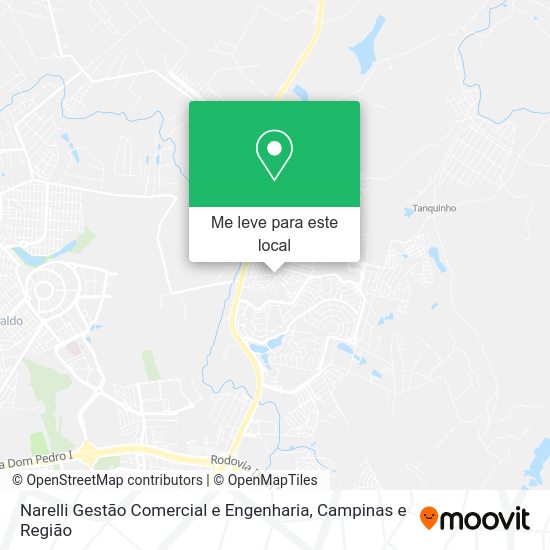 Narelli Gestão Comercial e Engenharia mapa