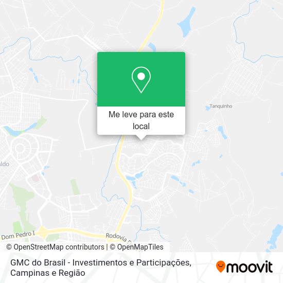 GMC do Brasil - Investimentos e Participações mapa