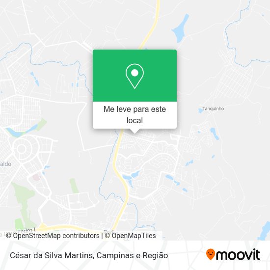 César da Silva Martins mapa