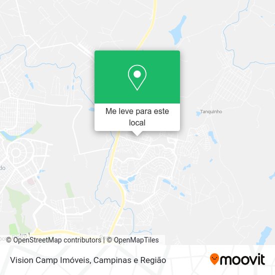 Vision Camp Imóveis mapa