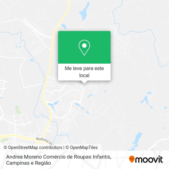 Andrea Moreno Comércio de Roupas Infantis mapa