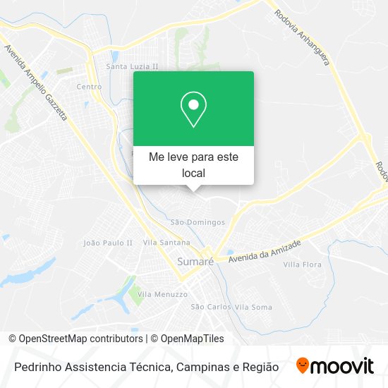 Pedrinho Assistencia Técnica mapa