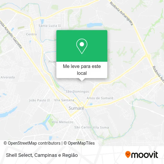 Shell Select mapa