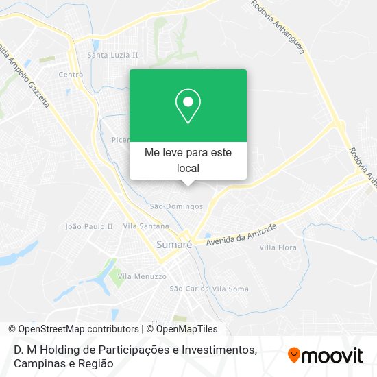 D. M Holding de Participações e Investimentos mapa