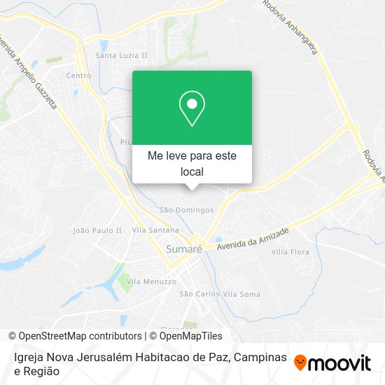 Igreja Nova Jerusalém Habitacao de Paz mapa