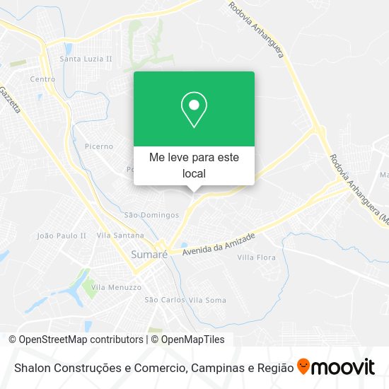 Shalon Construções e Comercio mapa