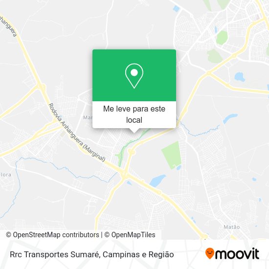 Rrc Transportes Sumaré mapa