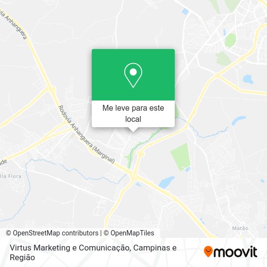 Virtus Marketing e Comunicação mapa