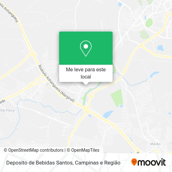 Deposito de Bebidas Santos mapa