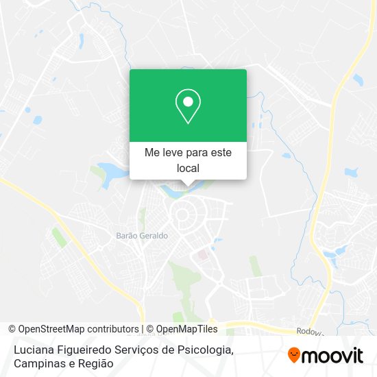 Luciana Figueiredo Serviços de Psicologia mapa