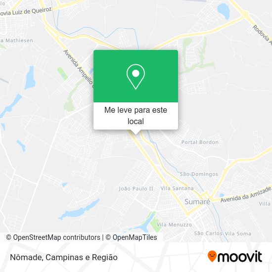 Nômade mapa