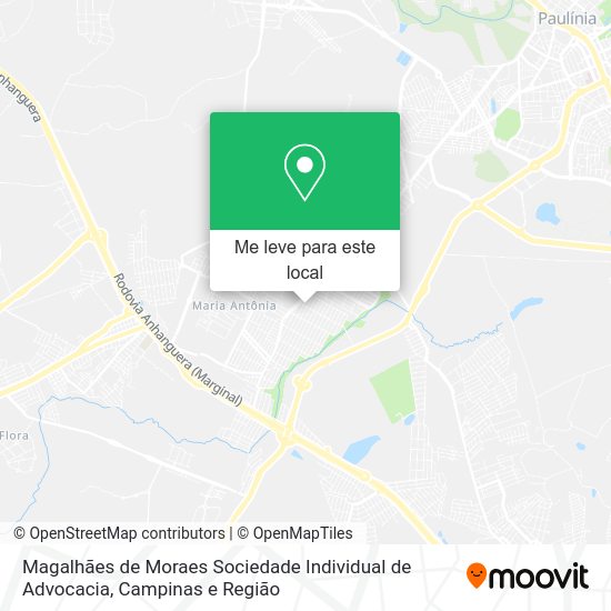Magalhães de Moraes Sociedade Individual de Advocacia mapa