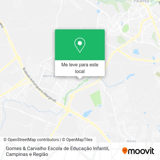 Gomes & Carvalho Escola de Educação Infantil mapa