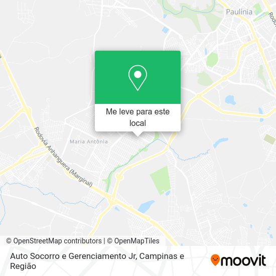 Auto Socorro e Gerenciamento Jr mapa