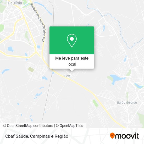Cbaf Saúde mapa