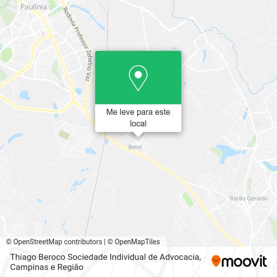 Thiago Beroco Sociedade Individual de Advocacia mapa