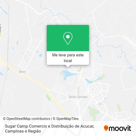 Sugar Camp Comercio e Distribuição de Acucar mapa