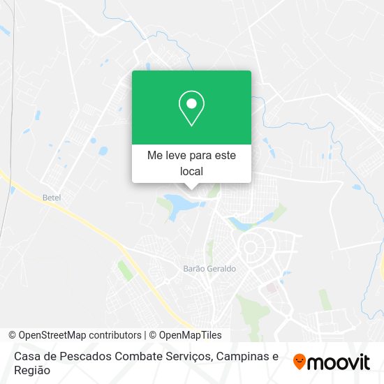 Casa de Pescados Combate Serviços mapa